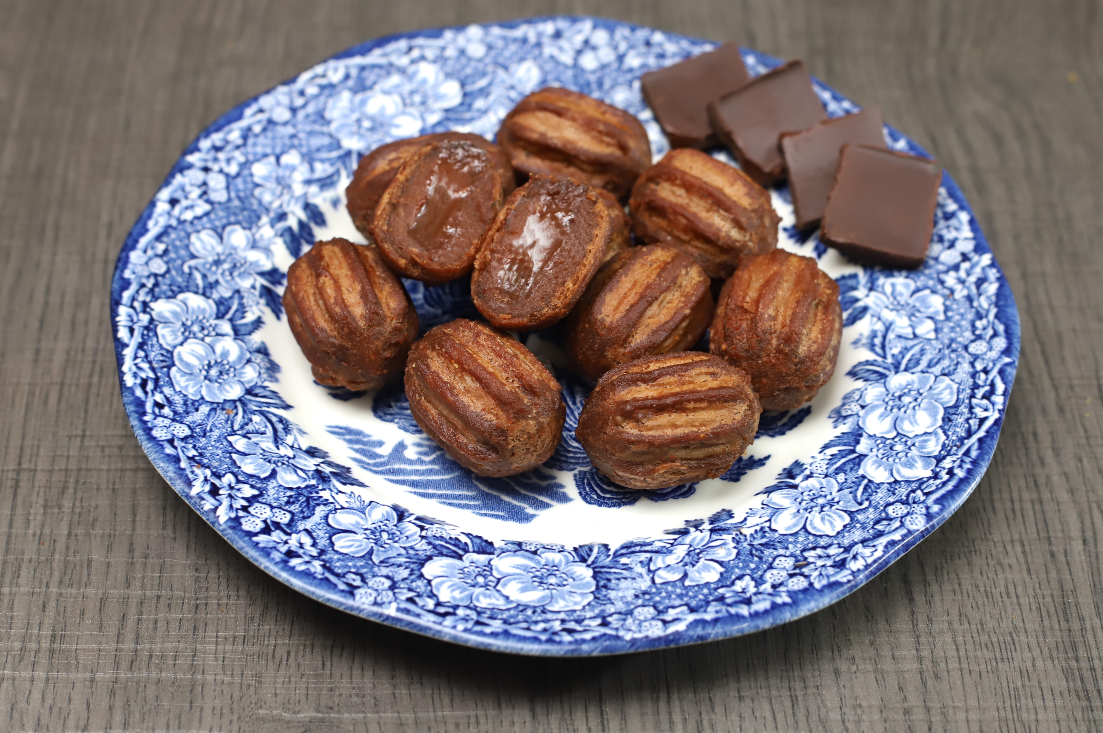 Mini churros de chocolate