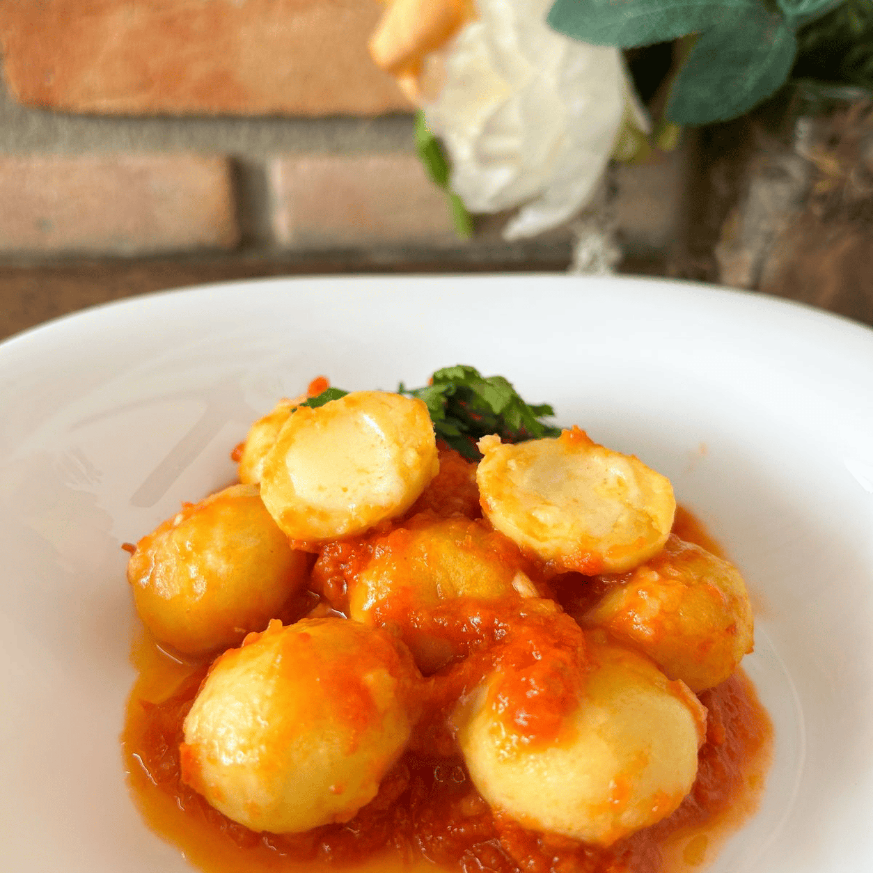 Nhoque de batata com queijo